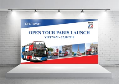 In backdrop sự kiện triển lãm Bình Dương