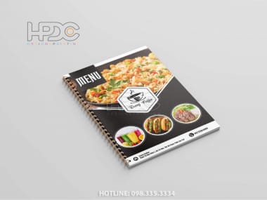 In menu nhựa PVC