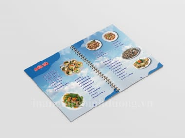 In menu nhựa PVC