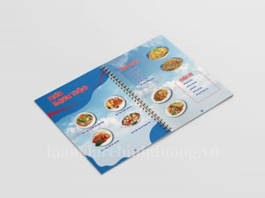 In menu nhựa PVC