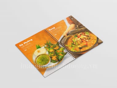 In menu nhựa PVC