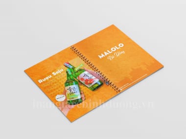 In menu nhựa PVC