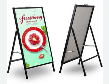 Standee sắt chữ A Bình Dương