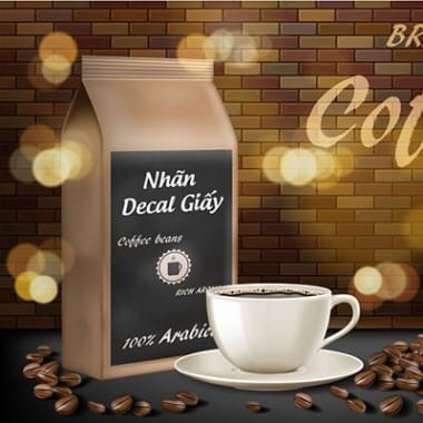 In nhãn dán bịch cà phê Bình Dương