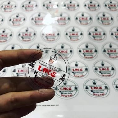 In tem dán ly nhựa