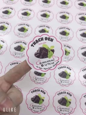 In tem dán ly nhựa