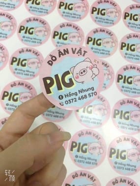 In nhãn decal giấy