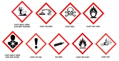 Tem nhãn cảnh báo nguy hiểm