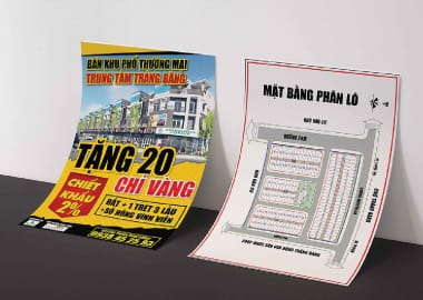 In tờ rơi bất động sản