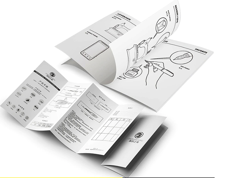 In sách hướng dẫn sử dụng sản phẩm, hàng hóa