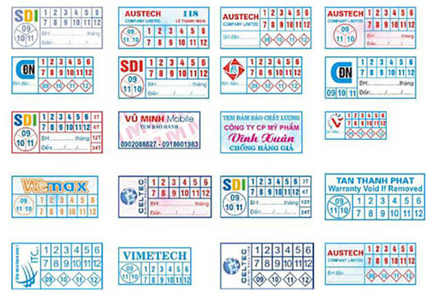 In tem vỡ Bình Dương