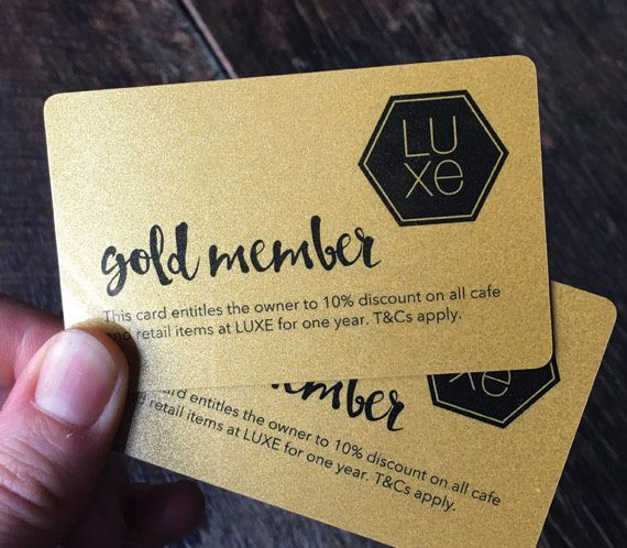 In thẻ nhựa ánh kim - Metallic plastic card