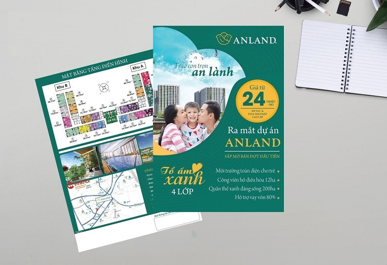 In tờ rơi nhà Đất Bình Dương